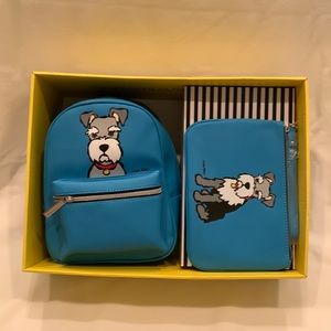 Marc Tetro Backpack and clutch set NWT